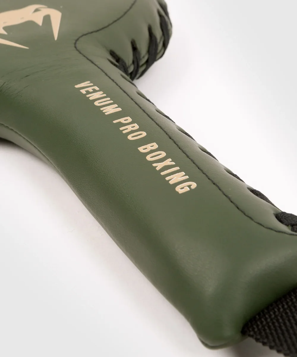 Raquettes Venum Pro Boxing (paire) - Kaki/Or – Image 6