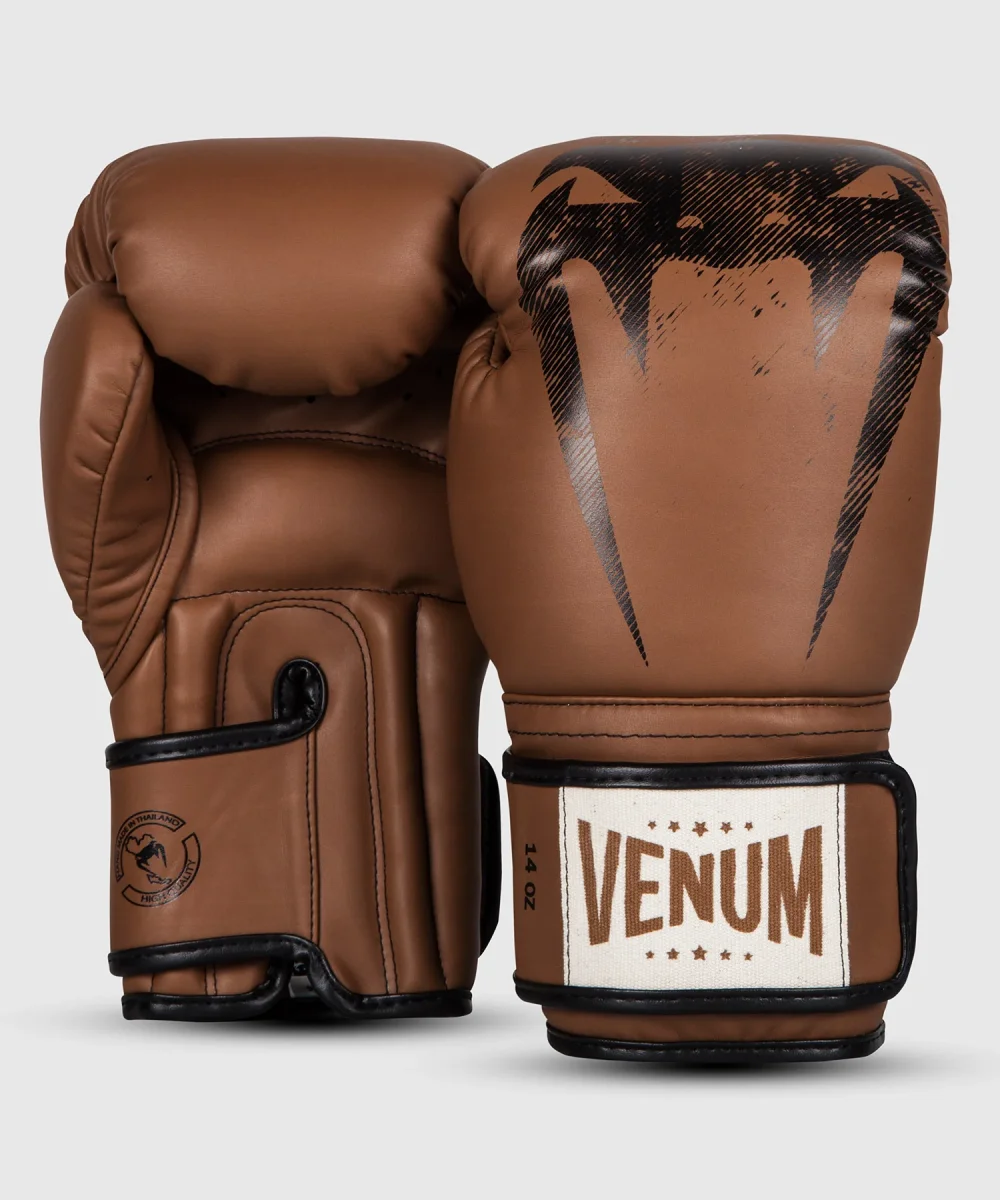 Venum Giant Sparring Boxing Gloves - Brown – Image 3