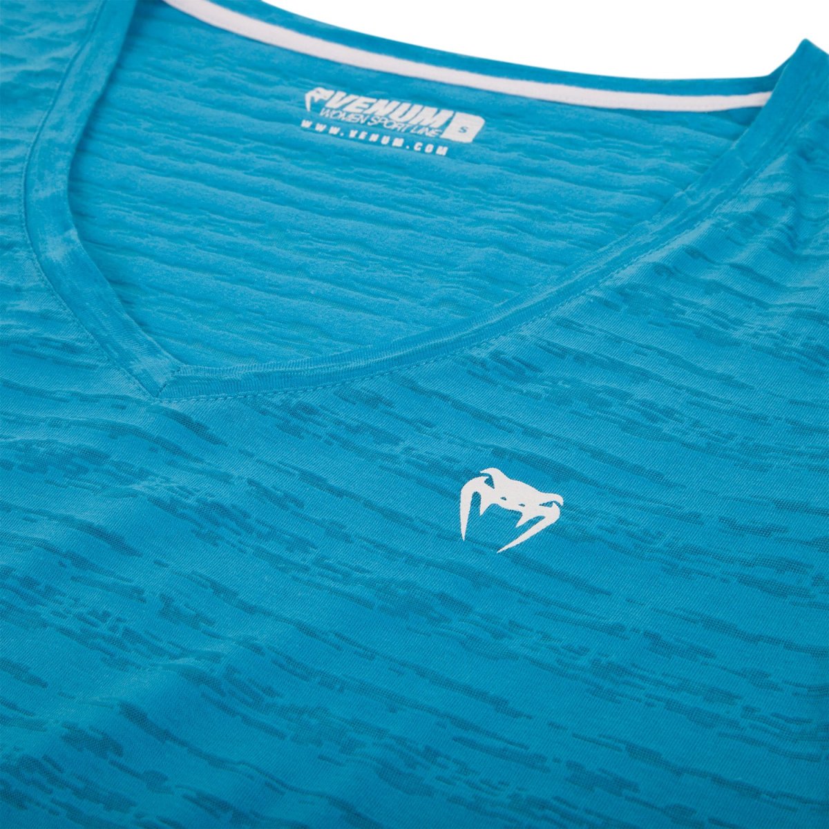 T-shirt Femme Col V Venum Essential - Bleu – Image 5