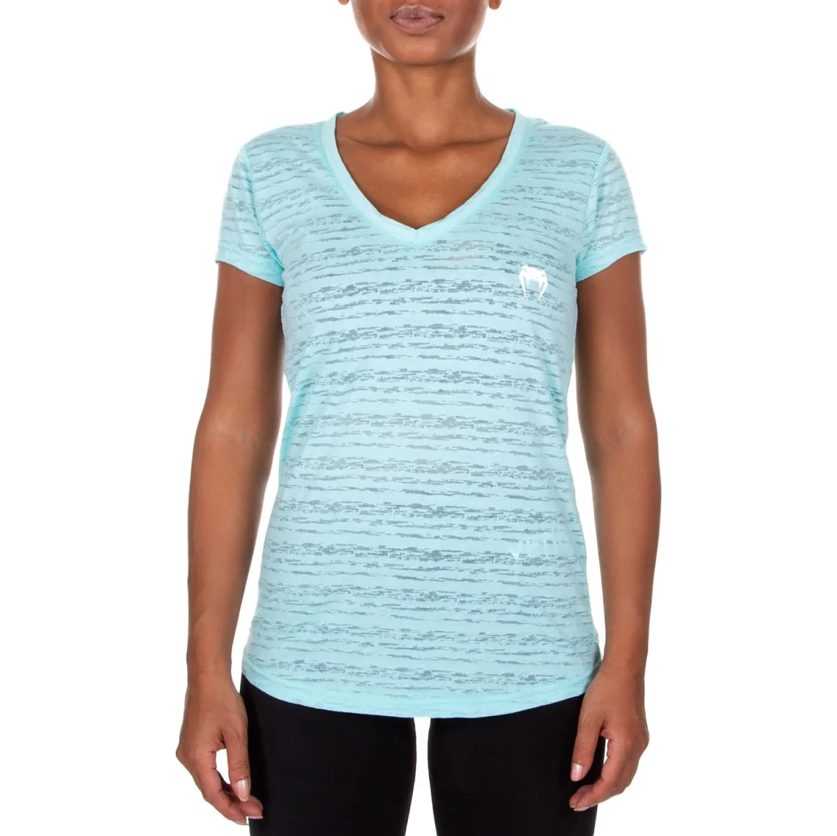 T-shirt Femme Col V Venum Essential – Image 3