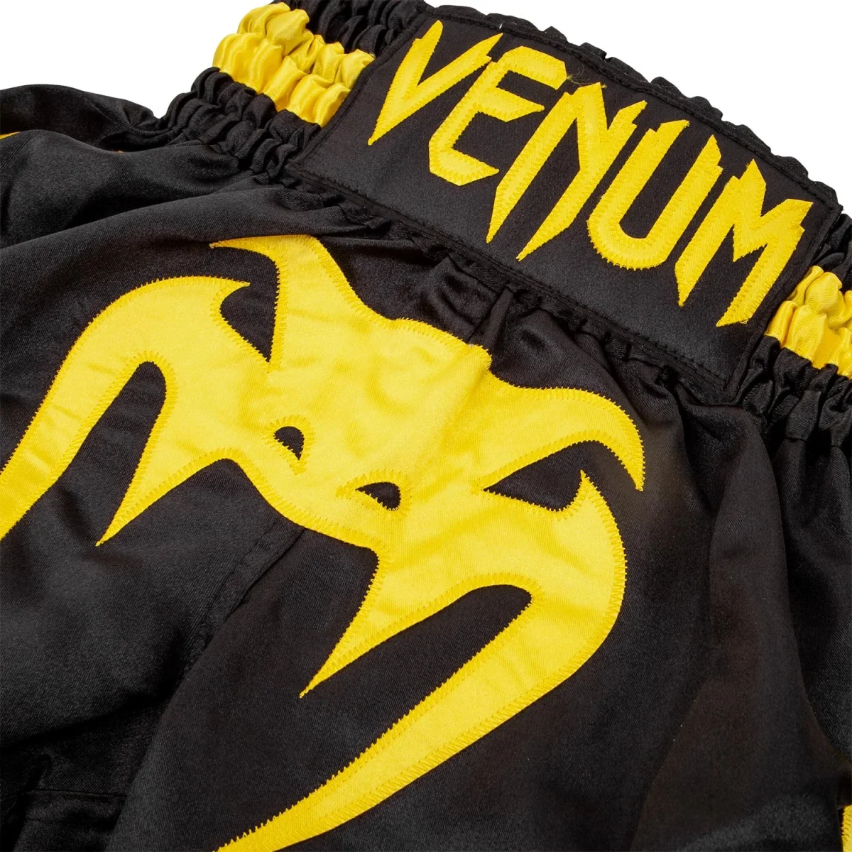 Short de Muay Thaï Venum Bangkok Inferno Kids - Noir/Jaune – Image 4